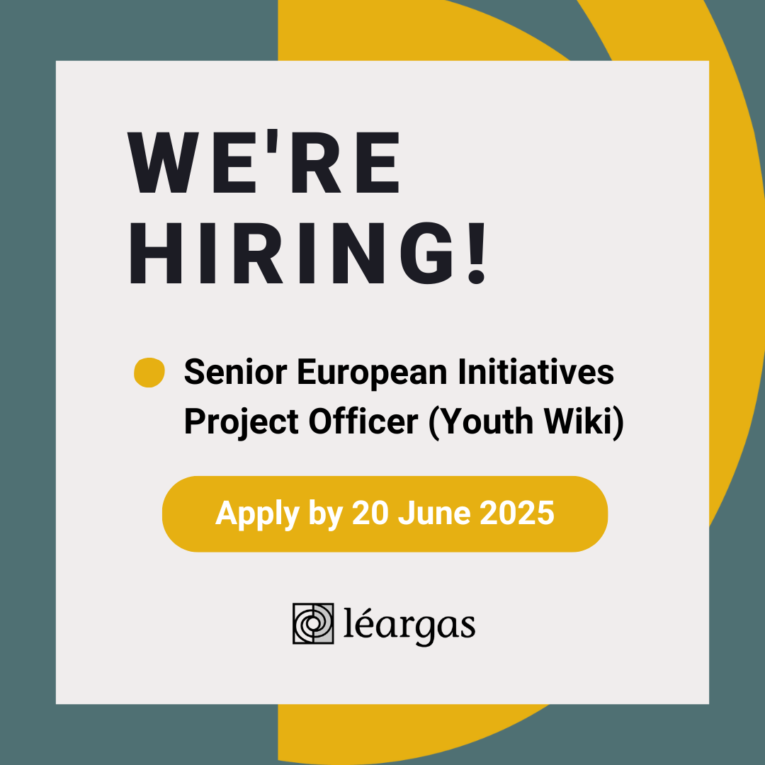 📣 We're hiring! 📣

We're looking for an enthusiastic person to join Léargas as Senior European Initiatives Project Officer (Youth Wiki), with responsibility for Youth Wiki Ireland, as well as eTwinning, EPALE, and Eurodesk.

Learn more ⬇️ 
bit.ly/44QiJ9t