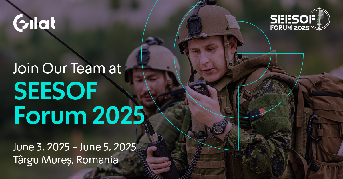 Gilat Satellite Networks (@gilatsatnet) on Twitter photo 🚀 Gilat is excited to exhibit at the Southeast European Special Operations Forces (SEESOF) 2025 Forum, June 4–5 in Targu Mures, Romania!
📅 Book a meeting: ons@gilat.com or bit.ly/44T8eSP 🚀 Gilat is excited to exhibit at the Southeast European Special Operations Forces (SEESOF) 2025 Forum, June 4–5 in Targu Mures, Romania!
📅 Book a meeting: ons@gilat.com or bit.ly/44T8eSP