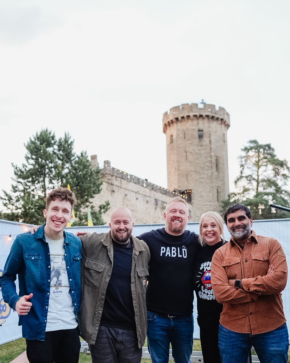 closeupcomedyuk's tweet image. 3 days of Comedy at the Castle done and dusted. Our third year and by far and away the best one we've ever done. Thank you 💖