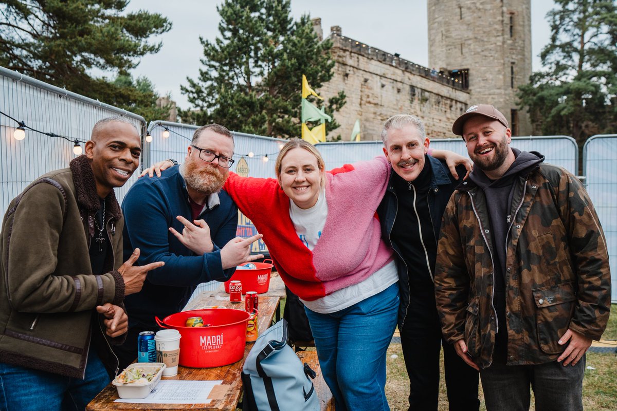 closeupcomedyuk's tweet image. 3 days of Comedy at the Castle done and dusted. Our third year and by far and away the best one we've ever done. Thank you 💖