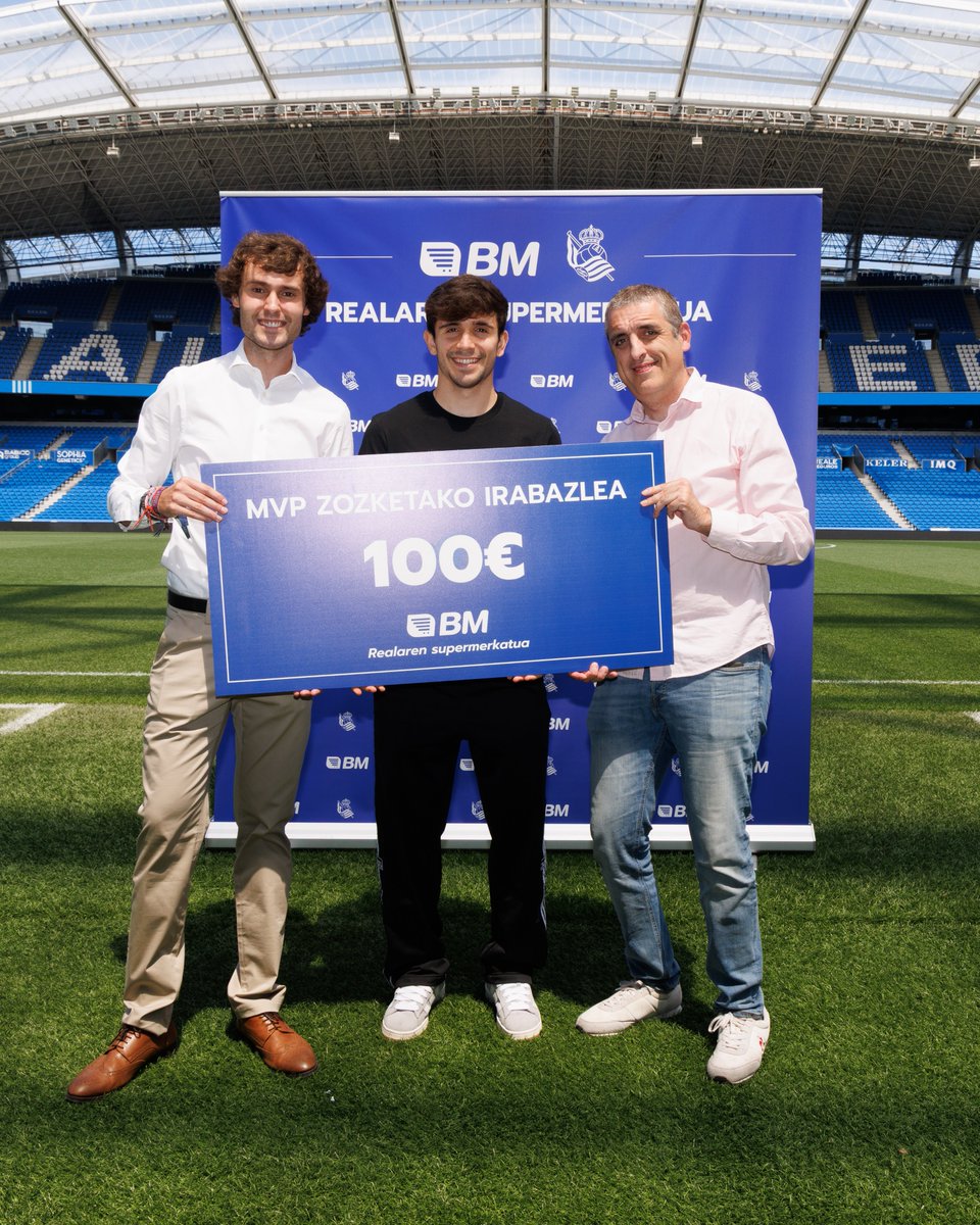 🌟 Pablo Marín es el MVP de mayo. Zorionak, Pablo!

#BMRealarenSupermerkatua