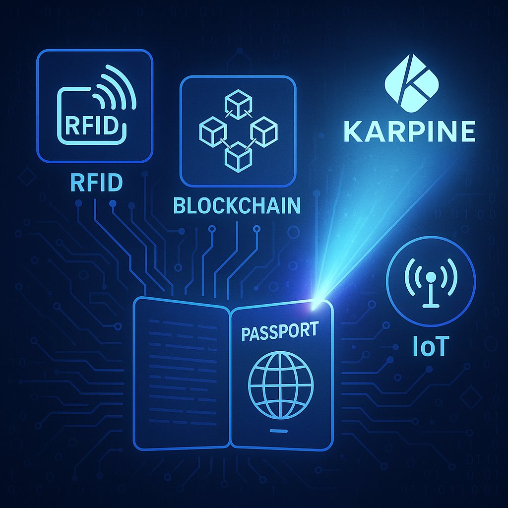 karxchain's tweet image. Discover the tech stack behind successful DPP - RFID, Blockchain &amp;amp; IoT. Karpine leverages these cutting-edge tools to ensure traceability in EV batteries and promote a circular economy. Wondering how this technology can elevate your EV project? #DPP #EVProjects #CircularEconomy