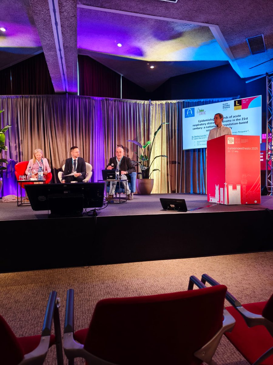 #EA25  🎉🥳 La comunicación oral de <a href="/miguelbardaji/">Miguel Bardají</a> sobre la epidemiología del distrés en el siglo XXI seleccionada entre las 6 mejores del Congreso Europeo de Anestesia de la <a href="/ESAIC_org/">ESAIC</a> , que se está celebrando en estos días. #congresoeuropeo #lisboa #Sigamos #noaflojamos