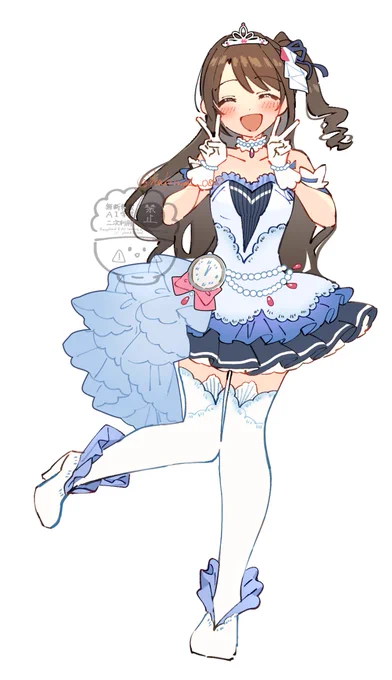 #デレステ10thまで100日なのでアイドル190人全員描きたい1日目 島村卯月 
