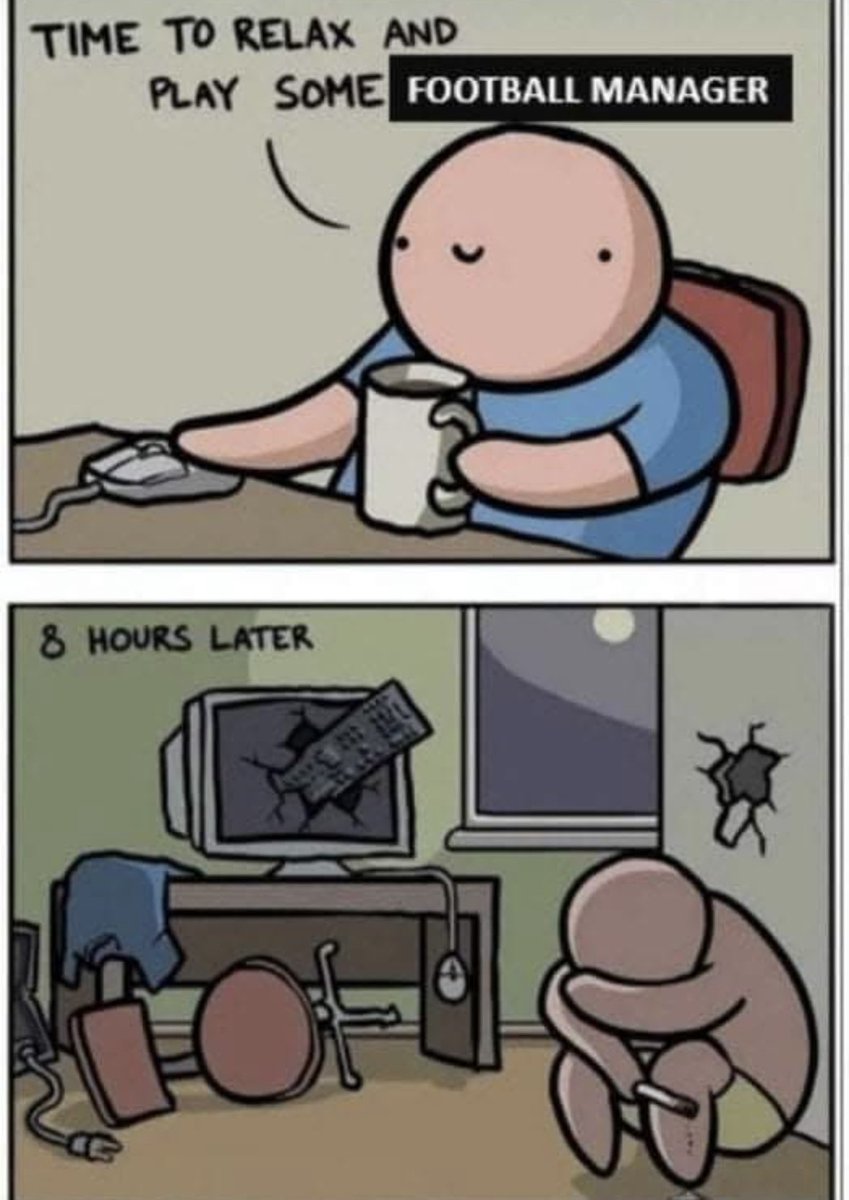 nocontextfm1's tweet image. Time to relax and play some Football Manager! 😍
