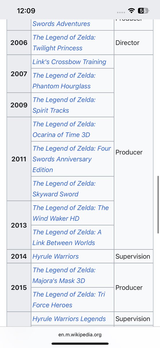 _MILIES_'s tweet photo. “Is he responsible for ruining Zelda?”(lol)

Eiji Aonuma’s curriculum: https://t.co/2Fd8TpwcLy