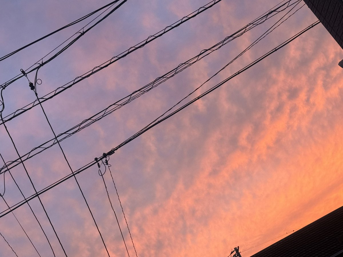 eik0mama's tweet photo. 焼けてるね！夕焼け
#いまそら https://t.co/M2ohcKOzsJ