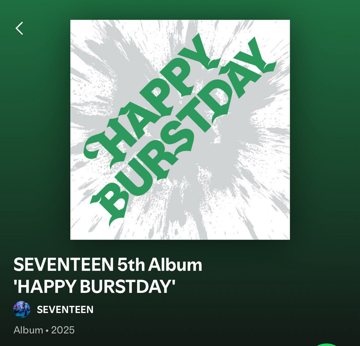 shi ◡̈ (@coupslovre) on Twitter photo ‼️ ATTENTION CARATS ‼️
To enter the Spotify Viral Chart, drop your fresh Happy Burstday Spotify links below! Let’s get it trending!
⚡️: open.spotify.com/track/0qkYuCno…
SEVENTEEN HAPPY BURSTDAY OUT NOW
#THUNDER처럼_빛날_세븐틴
#SVTBringsTheTHUNDER
<a href="/pledis_17/">세븐틴(SEVENTEEN)</a> ‼️ ATTENTION CARATS ‼️
To enter the Spotify Viral Chart, drop your fresh Happy Burstday Spotify links below! Let’s get it trending!
⚡️: open.spotify.com/track/0qkYuCno…
SEVENTEEN HAPPY BURSTDAY OUT NOW
#THUNDER처럼_빛날_세븐틴
#SVTBringsTheTHUNDER
<a href="/pledis_17/">세븐틴(SEVENTEEN)</a>