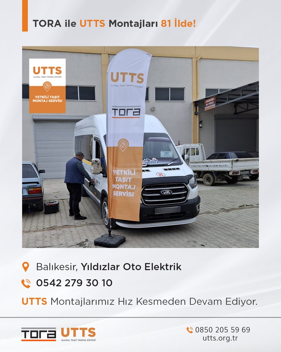 UttsMontaj's tweet photo. UTTS montajlarımız hız kesmeden devam ediyor.
📍Balıkesir, Yıldızlar Oto Elektrik
https://t.co/6H1jMHq4el | 0850 205 59 69

#UTTS
#UlusalTaşıtTanımaSistemi
#TaşıtTanımaBirimi
#UTTSMontaj
#UTTSTTB
#TTBMontaj
#Tora https://t.co/RnAL9Pvjz9