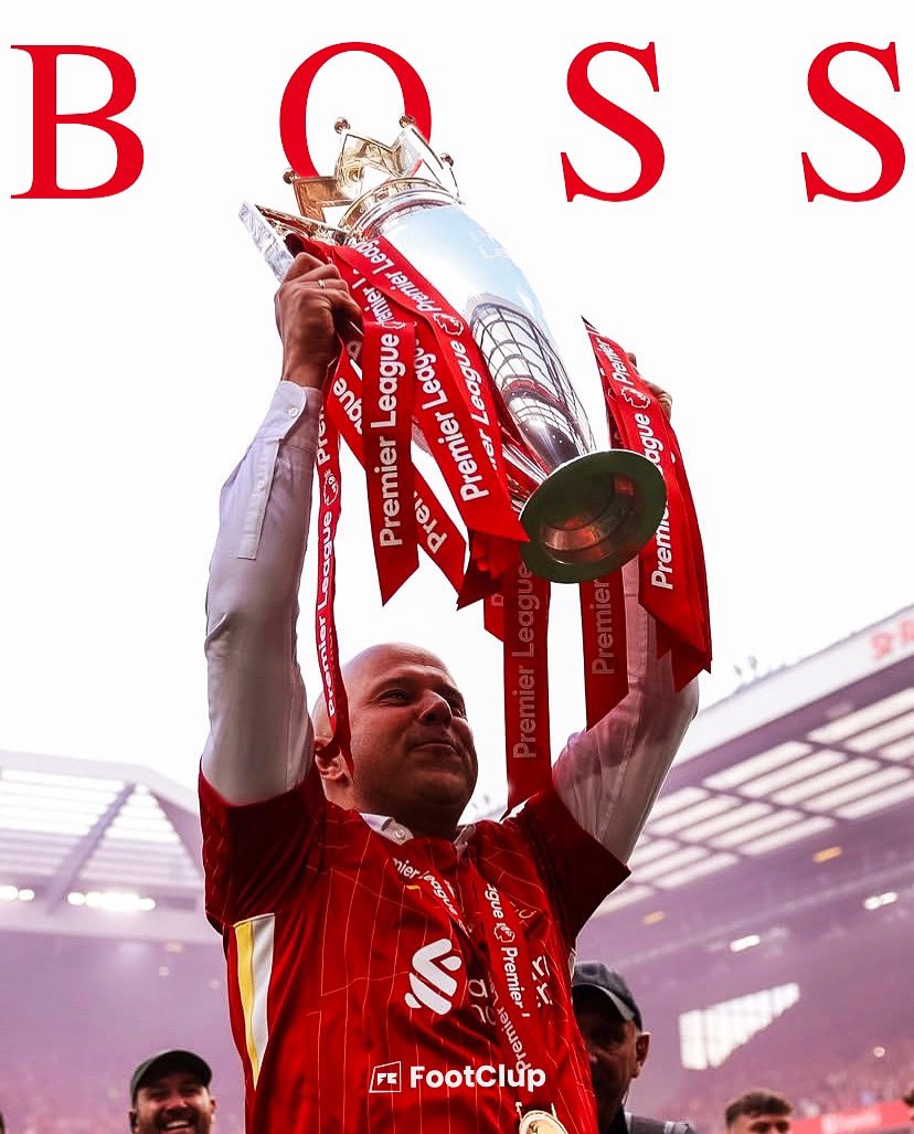 FootClup237's tweet photo. 🚨| PREMIER LEAGUE BOSS. 🔴⚪️🏆🥇

@liverpoolfc 🎉🔥 20th PL Titles 😍👑

🟢⚫️FootClup #streetculture #football #liverpool #champions https://t.co/0PFxGkEOqB