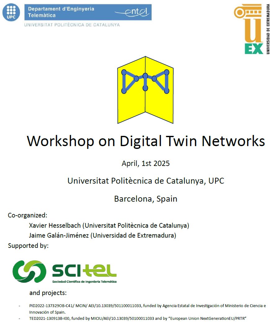 ¿Te interesa el concepto de gemelo digital y quieres aprender un poco más? 😉 Compartimos el material de este workshop sobre DTN, organizado por la Universitat Politècnica de Catalunya y la Universidad de Extremadura

💡 upcommons.upc.edu/handle/2117/42… 💡 

Material 100% en abierto 😊