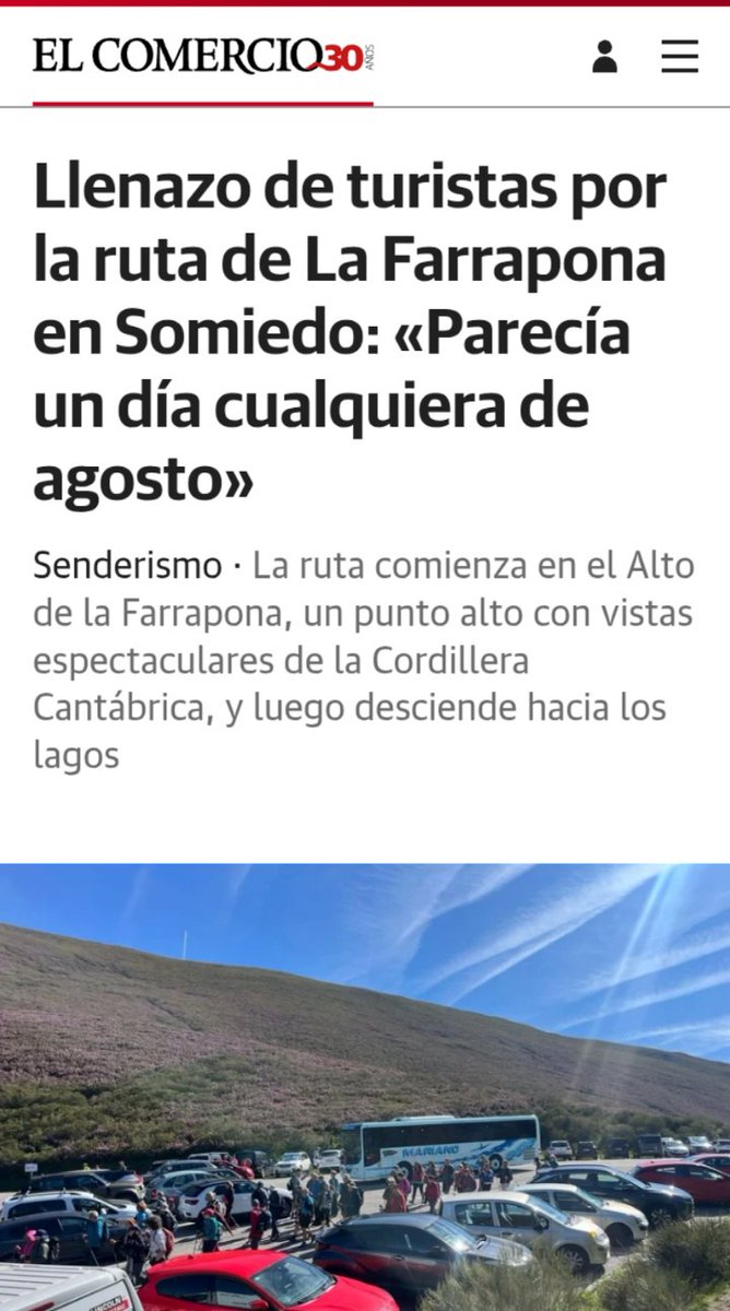 Jose Carral (@josecarral3) on Twitter photo .<a href="/TurismoAsturias/">TurismoAsturias</a> .<a href="/GobAsturias/">Principado de Asturias</a> Llenar de gente y coches un Espacio Protegido es contrario a su conservación.Está irresponsable concepción, explotación y deterioro de las zonas más conservadas de Asturias es propia de mercaderes sin escrúpulos. El peor gobierno que hemos tenido☢️ .<a href="/TurismoAsturias/">TurismoAsturias</a> .<a href="/GobAsturias/">Principado de Asturias</a> Llenar de gente y coches un Espacio Protegido es contrario a su conservación.Está irresponsable concepción, explotación y deterioro de las zonas más conservadas de Asturias es propia de mercaderes sin escrúpulos. El peor gobierno que hemos tenido☢️