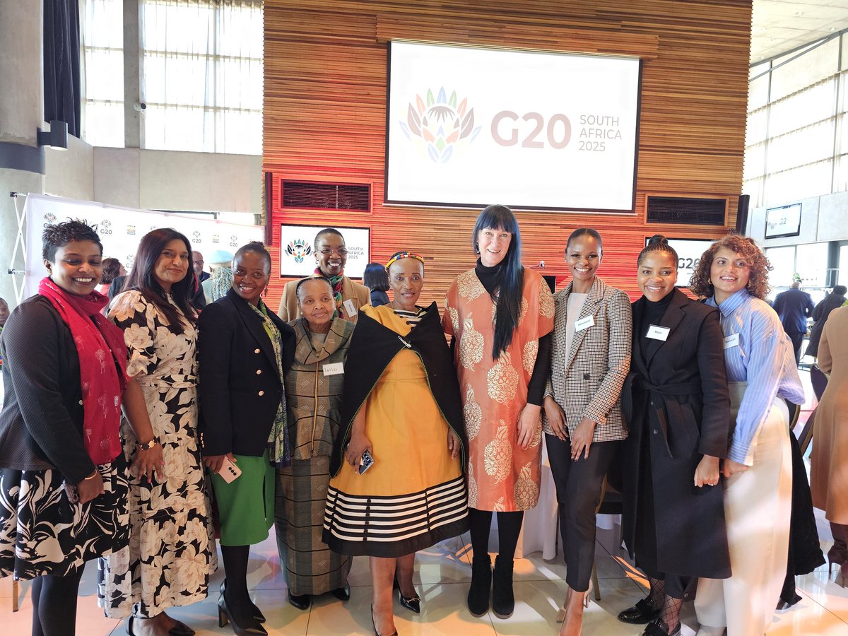 UN Women South Africa MCO (@unwomensa) on Twitter photo At the <a href="/DWYPD_ZA/">Dept of Women, Youth & Persons with Disabilities</a> x UN Women #G20 CEOs breakfast, <a href="/unwomenSA/">UN Women South Africa MCO</a> Rep. <a href="/AletaFMiller/">Aleta Miller</a> emphasized that despite progress, women still battle entrenched poverty & systemic barriers. The solution? Strategic partnerships, blended finance & intentional investment in women-led enterprises. At the <a href="/DWYPD_ZA/">Dept of Women, Youth & Persons with Disabilities</a> x UN Women #G20 CEOs breakfast, <a href="/unwomenSA/">UN Women South Africa MCO</a> Rep. <a href="/AletaFMiller/">Aleta Miller</a> emphasized that despite progress, women still battle entrenched poverty & systemic barriers. The solution? Strategic partnerships, blended finance & intentional investment in women-led enterprises.
