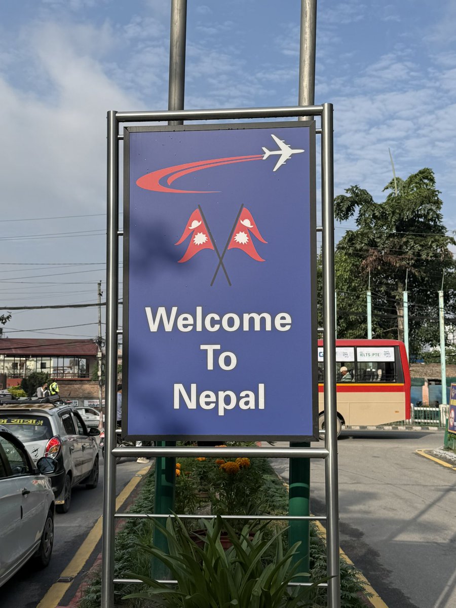 La bienvenida de hoy 🇳🇵