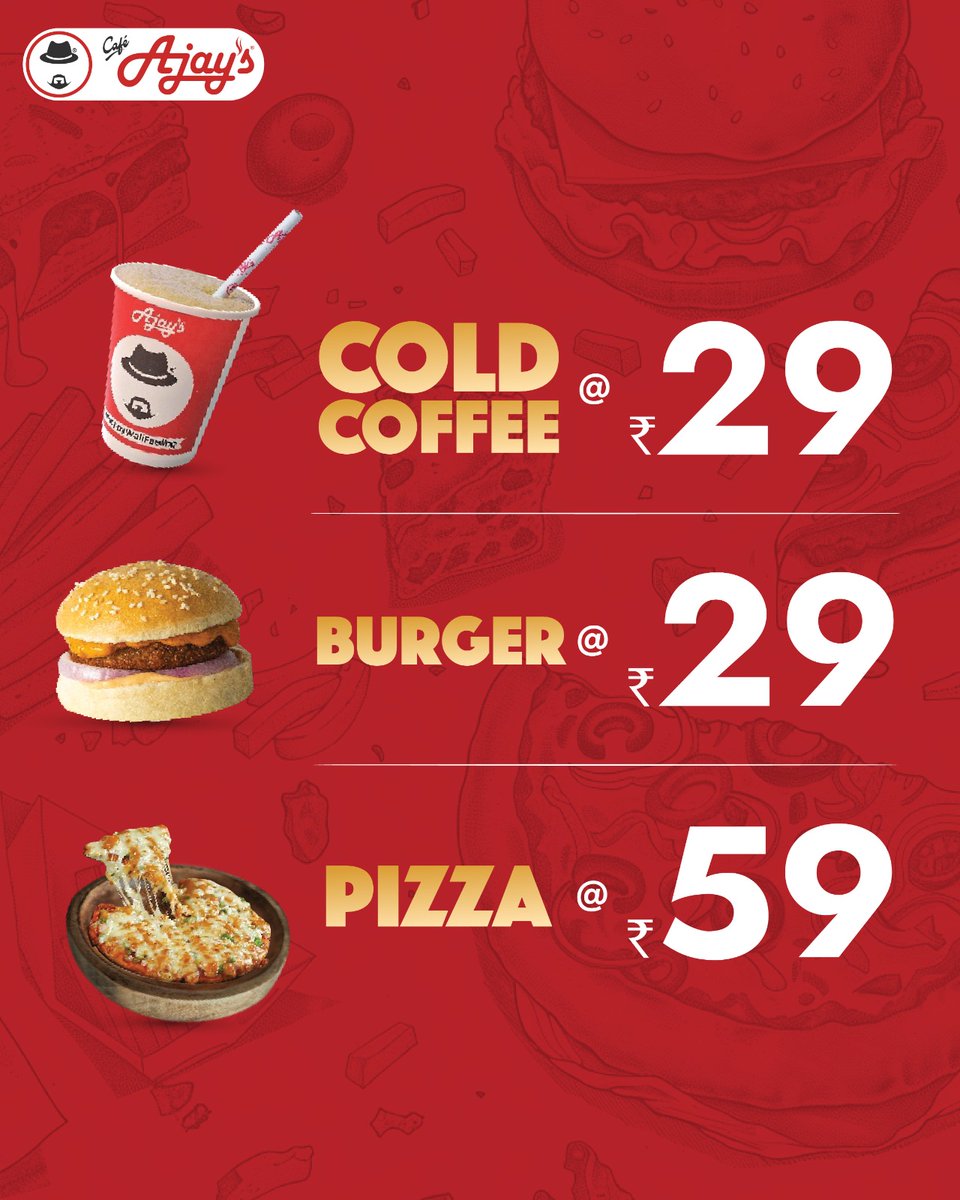 ajaysgoodfood's tweet photo. https://t.co/gDgKNL0LyL

The wait is over, Mehsana! 🎉
Ajay’s Cafe opens on 28th May at Radhanpur Road. 📍

Your cravings just found a new home. 🍔☕🍕
Get ready because we can’t wait to serve you that #HappyWaliFeeling and loads of #IndiaKiFavouriteColdCoffee!🥤😋✨ https://t.co/cIa4Cyq3vL
