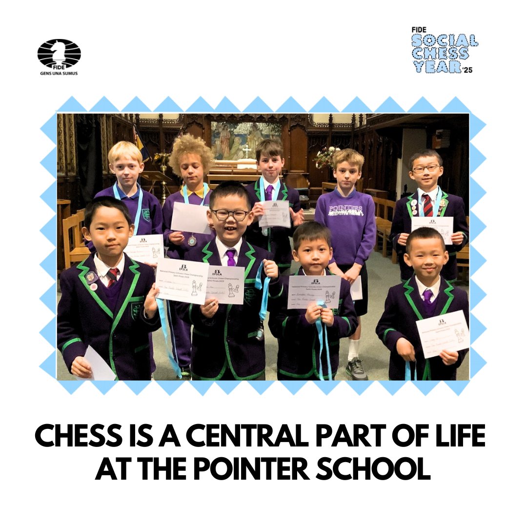 Introducing: The Pointer School 🌟

<a href="/PointerSchool/">The Pointer School</a> in Blackheath, southeast London 🇬🇧, is a leading prep school for children aged 3–11 — and part of the Dukes Education family.

At Pointer, chess is more than just a game — it’s a core part of the curriculum. From Reception