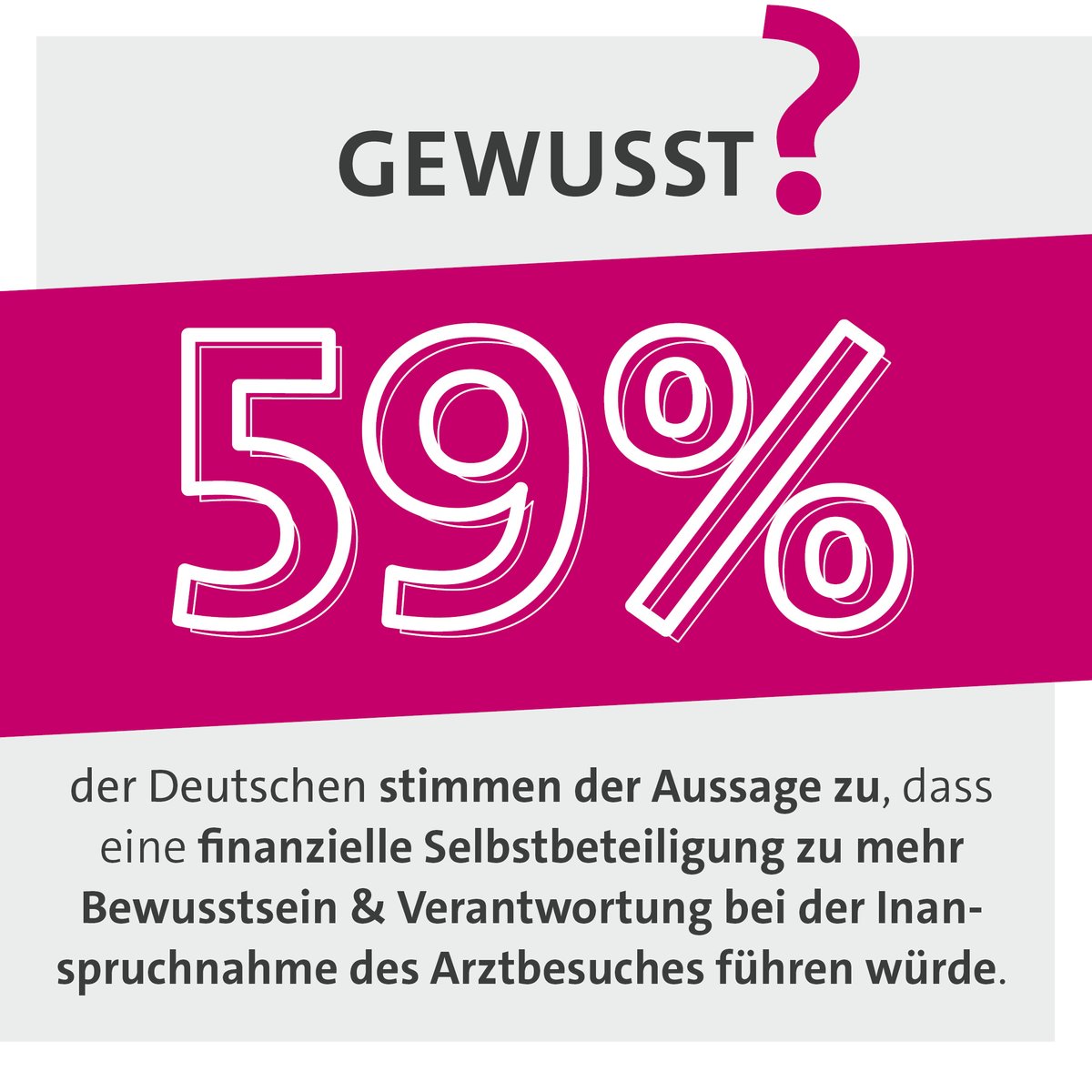 KV Rheinland-Pfalz (@kv_rlp) on Twitter photo 59 % sagen: #Selbstbeteiligung steigert Verantwortungsbewusstsein. 💬💶 Laut repräsentativer <a href="/YouGov_DE/">YouGov Deutschland</a>-Umfrage könnten bewusstere #Arztbesuche Praxen entlasten & Kassen stabilisieren. Denn: Deutschland hat im weltweiten Vergleich sehr viele Arztkontakte. 🏥 #kvrlp 59 % sagen: #Selbstbeteiligung steigert Verantwortungsbewusstsein. 💬💶 Laut repräsentativer <a href="/YouGov_DE/">YouGov Deutschland</a>-Umfrage könnten bewusstere #Arztbesuche Praxen entlasten & Kassen stabilisieren. Denn: Deutschland hat im weltweiten Vergleich sehr viele Arztkontakte. 🏥 #kvrlp