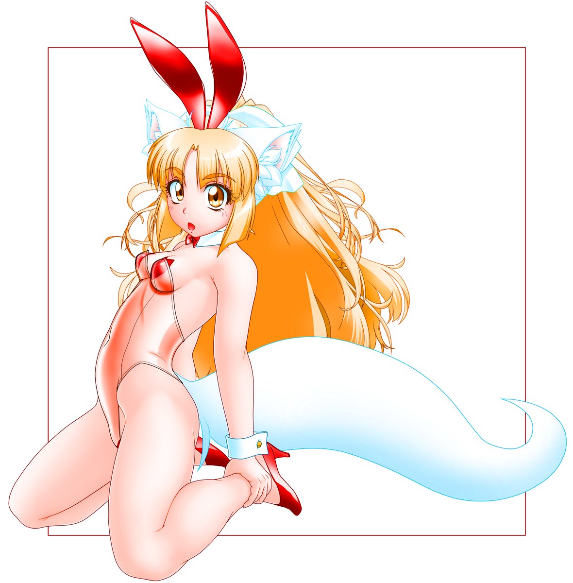 #絵を彩度100にすると超派手 
派手というか目が痛い(*∀*) 