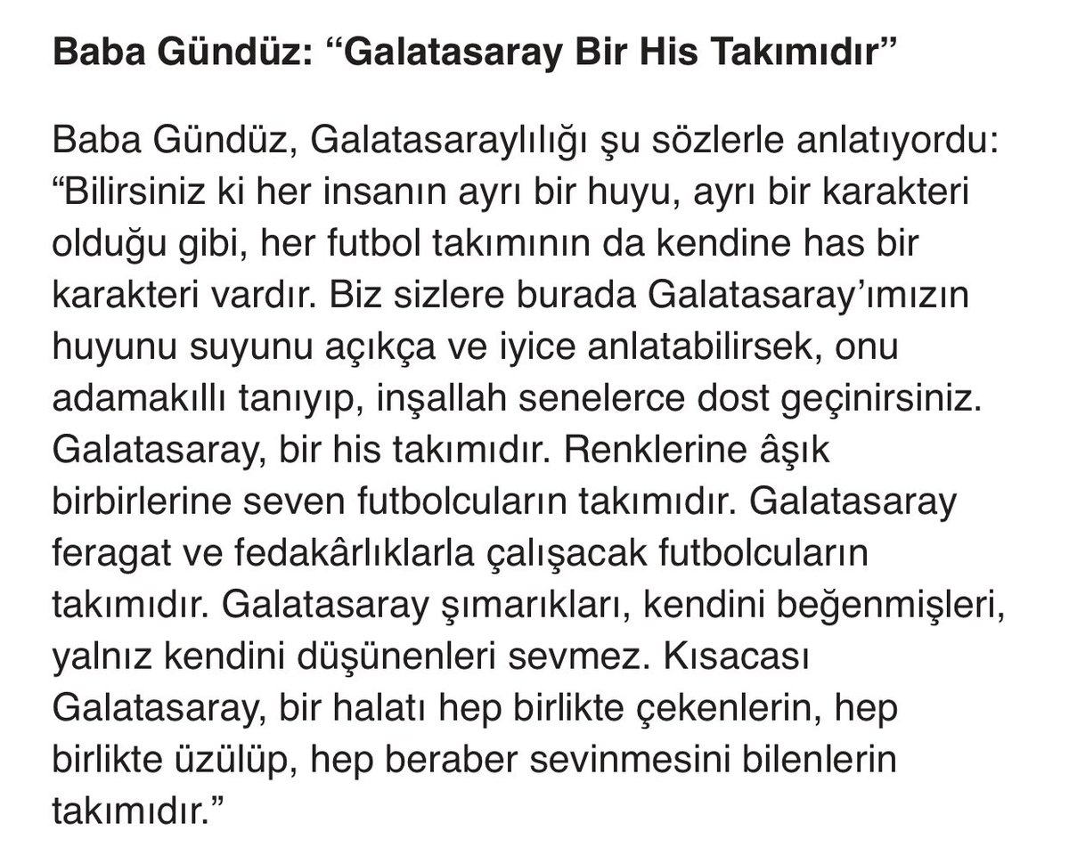 🇹🇷samet🇹🇷 (@rdlcck) on Twitter photo <a href="/64bozkurt_rs/">🇹🇷 Rıfat Saraç 🇹🇷</a> <a href="/HasanGrkan8/">HUN ÇERİSİ</a> <a href="/GLTSRYYLDZ/">Sarı'dan Kırmızı'ya</a> <a href="/okty7334/">M. Oktay</a> <a href="/demirden_suat/">Suat Demirden</a> <a href="/nevzadturk/">Nevzat Türk 🇹🇷</a> <a href="/beyinsizihtiya1/">Atilla Yaman</a> <a href="/AliCelikok/">Ali Çelikok</a> <a href="/06Aykut_/">Aykut06🇹🇷🇦🇿👪💛❤</a> <a href="/aslanyuvasi2/">aslankral</a> <a href="/hsnbsresn/">𝓗.𝓑.𝓔 1905 🧡❤️🤫</a> <a href="/18811938GMK/">Uzunköprü22</a> <a href="/mr_adam_bey/">Mr_Adam_bey</a> <a href="/since1905live/">💛❤️Since_1905_Live💛❤️</a> <a href="/taylan_bey/">ArDa</a> <a href="/MehmetE94592174/">💛♥️🇹🇷Mehmet Eroğlu🇹🇷💛♥️</a> <a href="/Talip_Abi/">Talip Abi</a> <a href="/MuminMufit/">Mumin Mufit</a> <a href="/selim_elgu35165/">Selim Elgun</a> <a href="/Gungoktay/">🇹🇷💛❤️OKTAY GUNGOR💛❤️🇫🇷</a> <a href="/64bozkurt_sr/">🇹🇷 Saraç Rıfat 🇹🇷</a> Muslera'lar ağladı...
Mertens'ler ağladı...
Şampiyonluk sevinci yaşarken, ayrılık acısı ile gözyaşı döktüler.
Aidiyet duygusu yüksek sporcuların ayrılışı da bir başka hüzünlü oluyor.
"Rahmetli Gündüz Kılıç mezarında rahat uyusun" dediğini duyar gibiyim Aslan 🦁 kardeşimin. <a href="/64bozkurt_rs/">🇹🇷 Rıfat Saraç 🇹🇷</a> <a href="/HasanGrkan8/">HUN ÇERİSİ</a> <a href="/GLTSRYYLDZ/">Sarı'dan Kırmızı'ya</a> <a href="/okty7334/">M. Oktay</a> <a href="/demirden_suat/">Suat Demirden</a> <a href="/nevzadturk/">Nevzat Türk 🇹🇷</a> <a href="/beyinsizihtiya1/">Atilla Yaman</a> <a href="/AliCelikok/">Ali Çelikok</a> <a href="/06Aykut_/">Aykut06🇹🇷🇦🇿👪💛❤</a> <a href="/aslanyuvasi2/">aslankral</a> <a href="/hsnbsresn/">𝓗.𝓑.𝓔 1905 🧡❤️🤫</a> <a href="/18811938GMK/">Uzunköprü22</a> <a href="/mr_adam_bey/">Mr_Adam_bey</a> <a href="/since1905live/">💛❤️Since_1905_Live💛❤️</a> <a href="/taylan_bey/">ArDa</a> <a href="/MehmetE94592174/">💛♥️🇹🇷Mehmet Eroğlu🇹🇷💛♥️</a> <a href="/Talip_Abi/">Talip Abi</a> <a href="/MuminMufit/">Mumin Mufit</a> <a href="/selim_elgu35165/">Selim Elgun</a> <a href="/Gungoktay/">🇹🇷💛❤️OKTAY GUNGOR💛❤️🇫🇷</a> <a href="/64bozkurt_sr/">🇹🇷 Saraç Rıfat 🇹🇷</a> Muslera'lar ağladı...
Mertens'ler ağladı...
Şampiyonluk sevinci yaşarken, ayrılık acısı ile gözyaşı döktüler.
Aidiyet duygusu yüksek sporcuların ayrılışı da bir başka hüzünlü oluyor.
"Rahmetli Gündüz Kılıç mezarında rahat uyusun" dediğini duyar gibiyim Aslan 🦁 kardeşimin.
