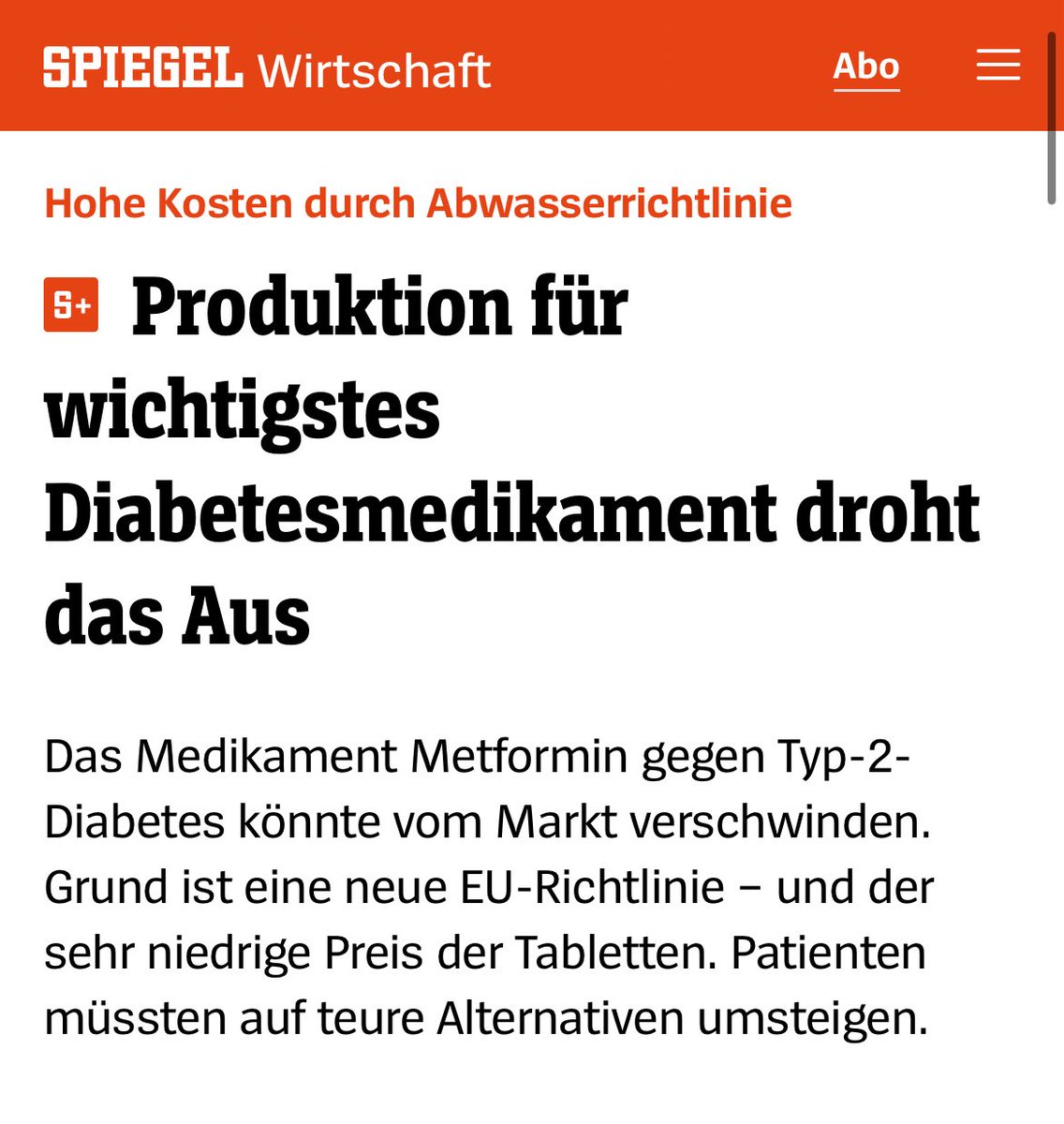 KubickiWo's tweet image. Wenn Regulierung de facto den Zugang zu besseren Medikamenten verhindert, ist das eine Perversion dessen, was sie in einer humanen Gesellschaft eigentlich ermöglichen sollte.
Dies ist nur ein Beispiel von vielen, wie ein übermäßiger Regulierungswahn uns in vermeidbare und…