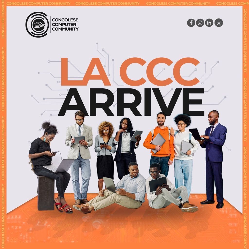 CongoleseC85120's tweet photo. Une nouvelle ère pour les passionnés de tech en RDC commence.

#CongoleseComputerCommunity #TechRDC #technologie #innovation #TechpourTous #ccc https://t.co/NWlVrqkPya