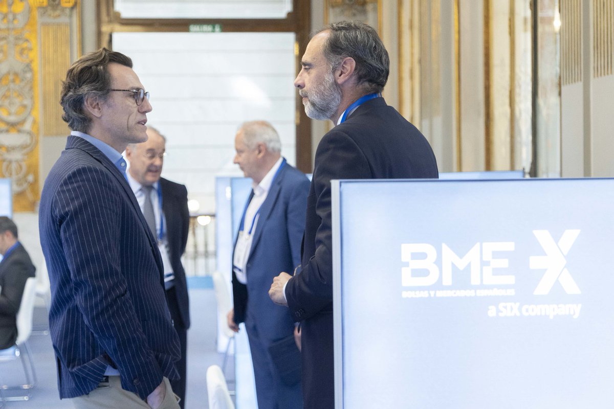 BolsaBME's tweet image. 📍 Del 27 al 29 de mayo, el Palacio de la Bolsa de Madrid acoge el #ForoMedcap2025.

🤝 107 empresas y 150 inversores (24% internacionales) en +1.000 encuentros privados impulsando oportunidades de crecimiento.

Nota de prensa: six.swiss/4kBbC9t

#MidCaps #Finanzas