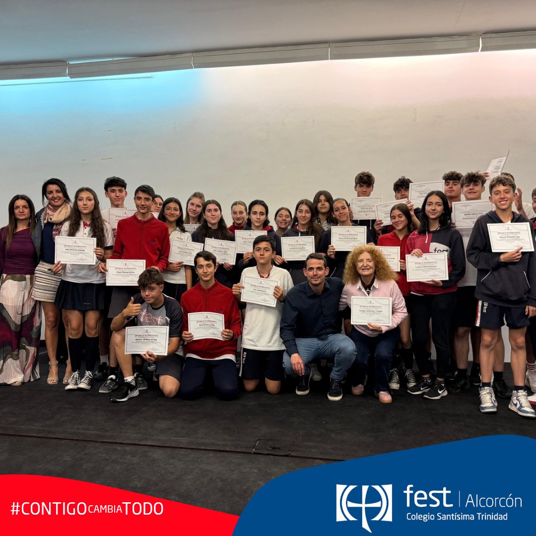 Continuamos un año más con nuestro Programa de Alumnos Ayudantes y recibimos nuestros reconocimientos por la participación en el mismo. Muchas gracias a todos por vuestra colaboración ¡ENHORABUENA!  <a href="/centrosFEST/">Fundación Educativa Santísima Trinidad</a> #contigocambiatodo #somosfest