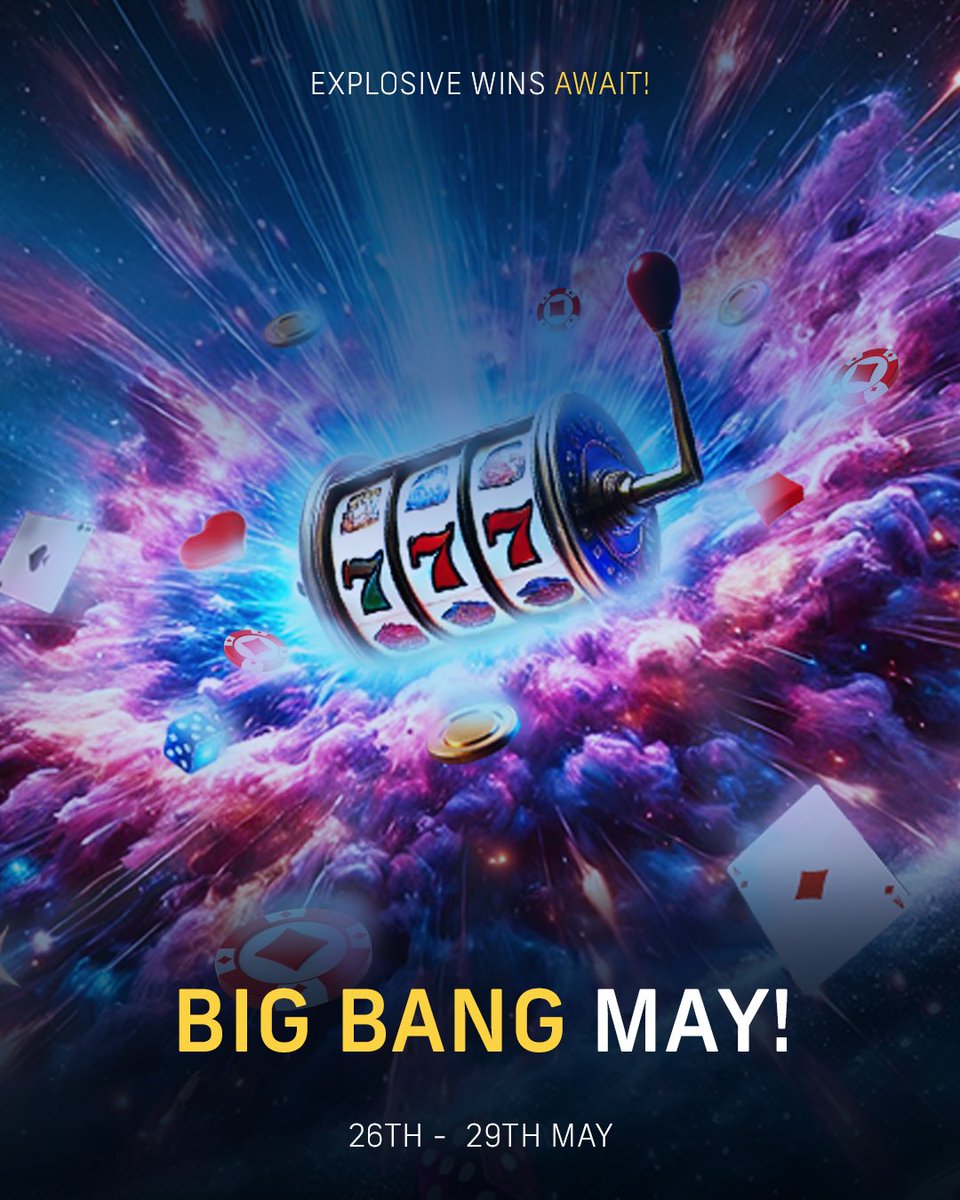 ViggoSlots's tweet photo. From May 26 to 29, Each day brings something new, explore four days of stellar rewards and daily surprises✨

Today’s mission? A clean bonus boost to start the journey. But that’s just the beginning…

18+ | Play Responsibly | T&amp;Cs apply

#casinolife #slotgames #casinopromo https://t.co/fGajDEKlNa