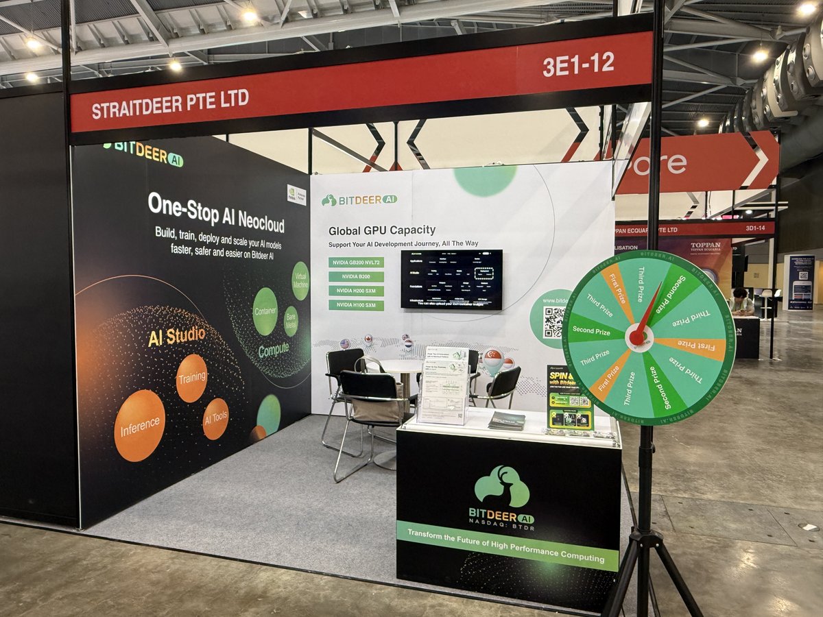 Gearing up for #ATxSG25
We’re setting up something exciting at our booth — AI Cloud, AI Agent, and yes… the Lucky Spin is ready to roll🎉！

Come swing by tomorrow and try your luck and chat with our team. Let’s make some sparks at 3E1-12, Expo Hall 3 together!

#ATSG2025