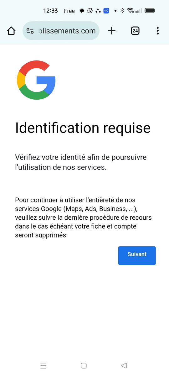 Ce scam de FDP sur les fiches d'établissement Google
