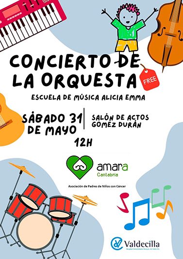 🟢 <a href="/HUnivValdecilla/">Hospital Universitario Marqués de Valdecilla</a> acoge el próximo sábado, 31 de mayo, un concierto de la Escuela de Música Alicia Emma y la <a href="/amara_cantabria/">Amara Cantabria</a> 

ℹ️👉🏻 bit.ly/3SixzOv