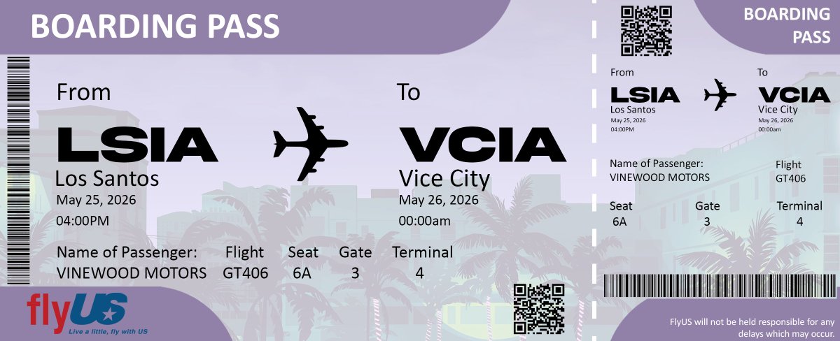Officially 1 year to go until we're back in Vice City!🌴