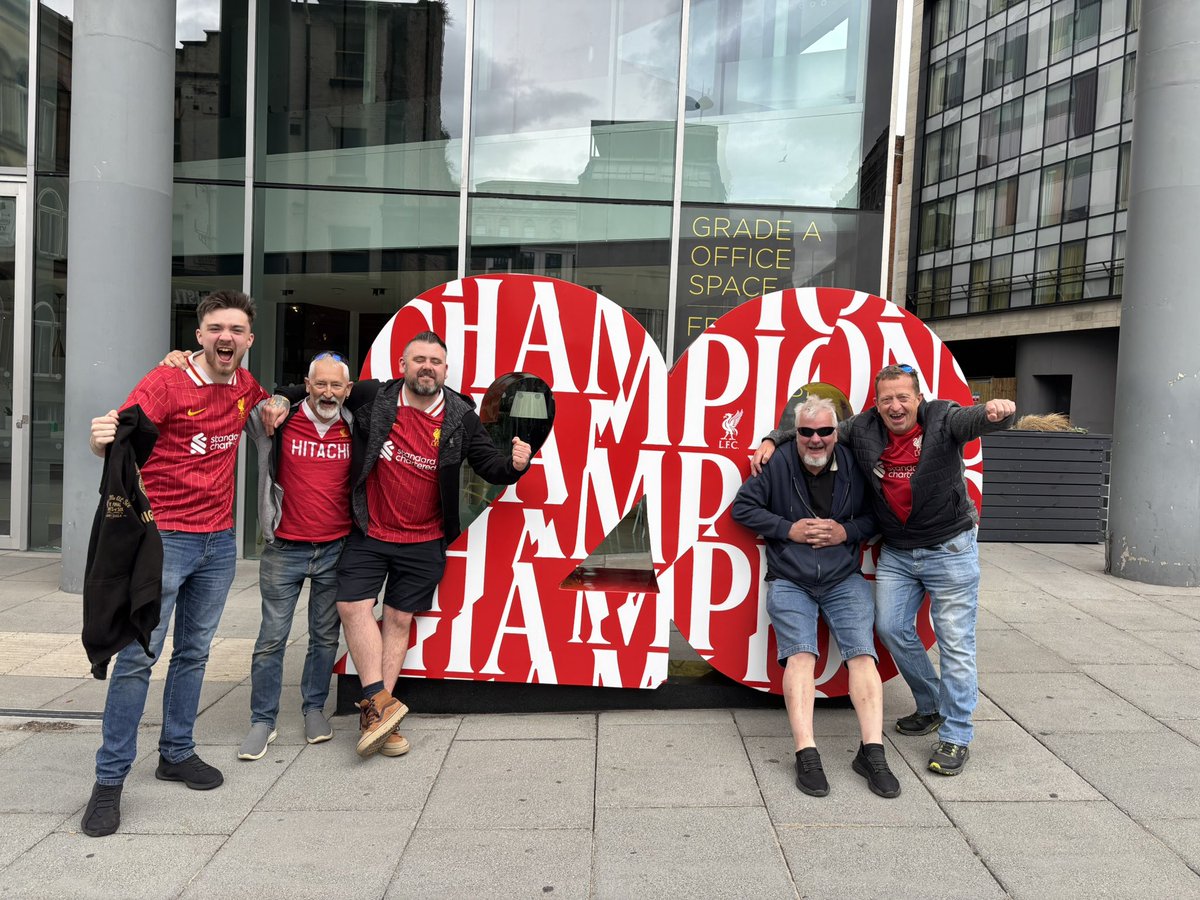 We’re hungover and we’ve won the league.