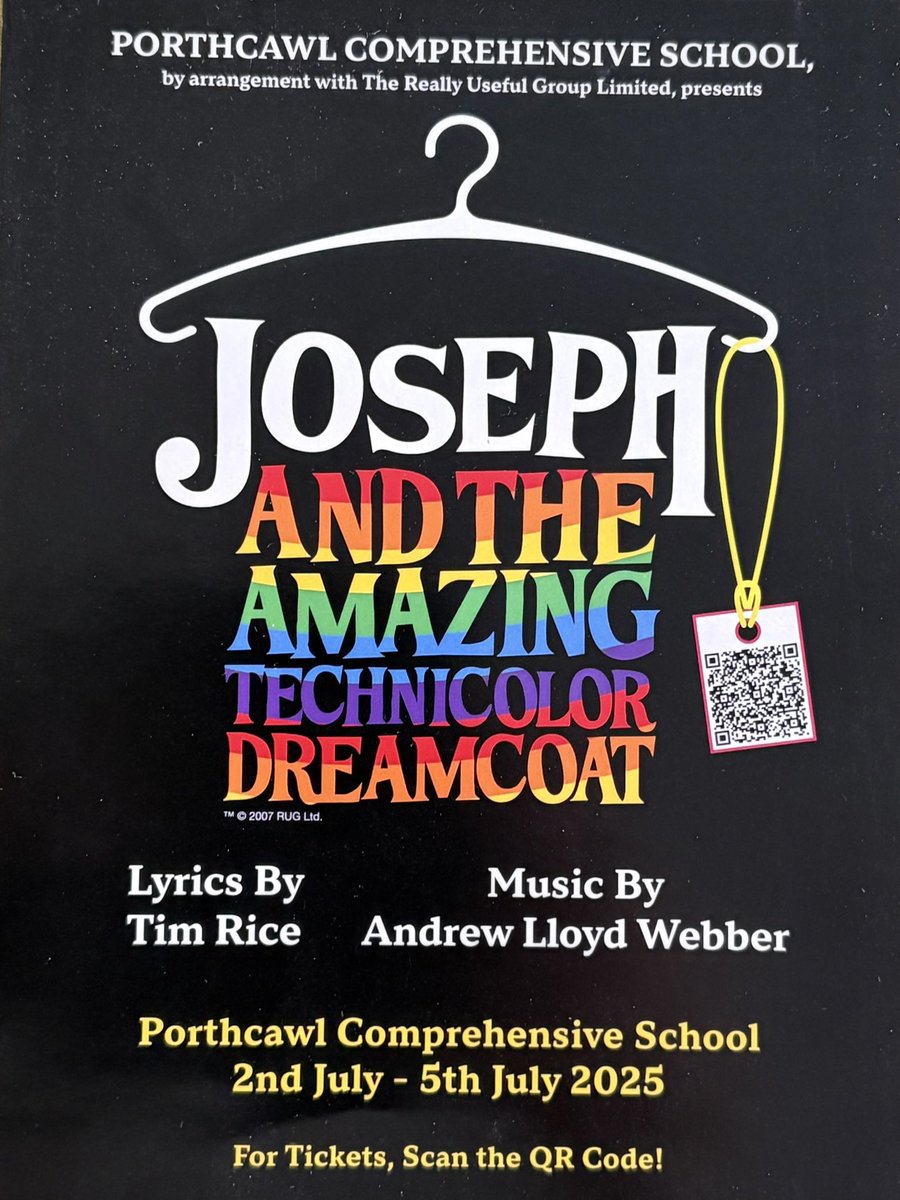 Porthcawl Comp (@compporthcawl) on Twitter photo Our school production of ‘Joseph and the Amazing Technicolor Dreamcoat’ will be taking place in just a few weeks! Tickets can be secured here…. 
eventbrite.com/cc/joseph-and-… Our school production of ‘Joseph and the Amazing Technicolor Dreamcoat’ will be taking place in just a few weeks! Tickets can be secured here…. 
eventbrite.com/cc/joseph-and-…