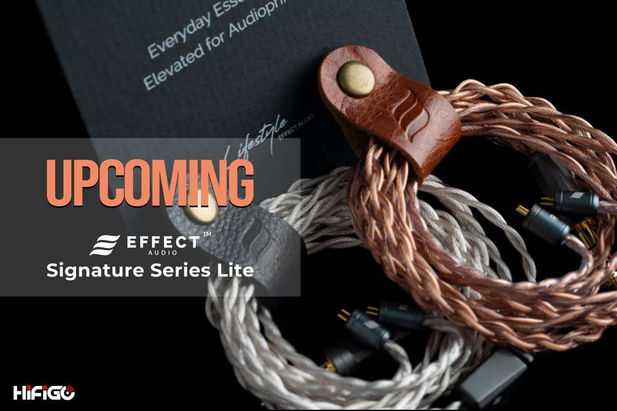 HifigoJp's tweet image. いよいよ今週登場！

Effect Audio「Signature Series Lite」ケーブルがまもなく発売！🚀
オーディオ愛好家の皆さん、準備はできてる！🔥

#EffectAudio #HiFiGo #ケーブル #オーディオ #新製品