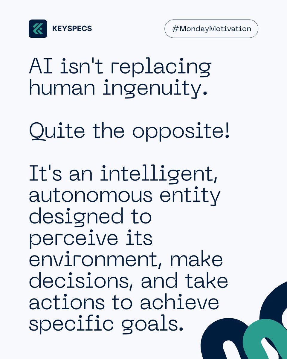 KeyspecsSolut's tweet image. What AI agents are you exploring or integrating into your workflow this week to boost your productivity and innovation? Tell us what you&apos;re trying and how it&apos;s changing your workflows. 

#AIAgents #DigitalTransformation #Keyspecs #FutureOfWork #AIinBusiness #AIAutomation