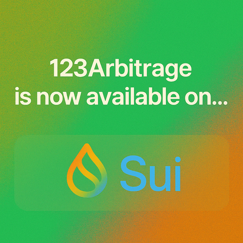 123Arbitrage's tweet photo. We are happy to announce that #123A is no longer limited to Solana and Ethereum ecosystem.

Our team has successfully managed to bridge and provide liquidity to the $SUI ecosystem.

123Arbitrage is now providing liquidity for more than 300+ protocols across 3 blockchains. https://t.co/TOUuGkkiQz