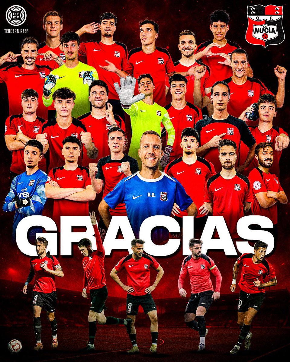 cfnucia's tweet photo. 🔴🅒🅕🅛🅝🔴

Conseguisteis ilusionarnos de nuevo. 😍

Nos hicisteis soñar. ✨

𝐆𝐑𝐀𝐂𝐈𝐀𝐒 por esta temporada. 🙌

Volveremos a intentarlo. 💪

#JuguemosAlRojo ♥️

#ADNucía 🧬 
#LaNucíaCiudadDelDeporte https://t.co/zkZi7xKjXH
