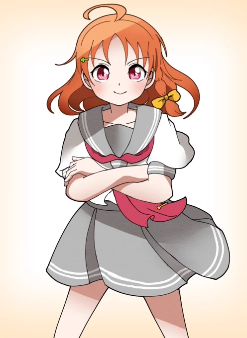 千歌ちゃんのイラストはこちら。先頭にバーンといます、恐れ多い…#Aqours大集合のぼり 