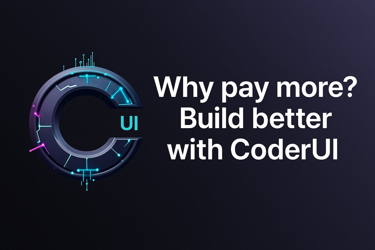 Just built a product page using both <a href="/coder_ui/">CoderUI</a>  and <a href="/lovable/"></a> 
Both worked - but CoderUI gave the same (or better) output at half the price. 💸

⚡️ Try it 👉 app.coderui.com
🌐 See both:
CoderUI: cui-zgm7v.coderui.com
Lovable: …l-perfect-product-page-49.lovable.app

#nocode #ai