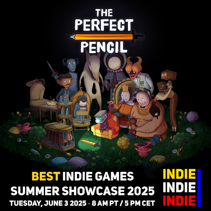 ✏️ We will be in the Best Indie Games Summer Showcase 2025!
​
📺 Watch the stream on Youtube at youtube.com/@ClemmyGames on Tuesday, June 3 at 8 AM (PT) 5 PM (CET)!

#indie3 #indiegame #indiegamedev
