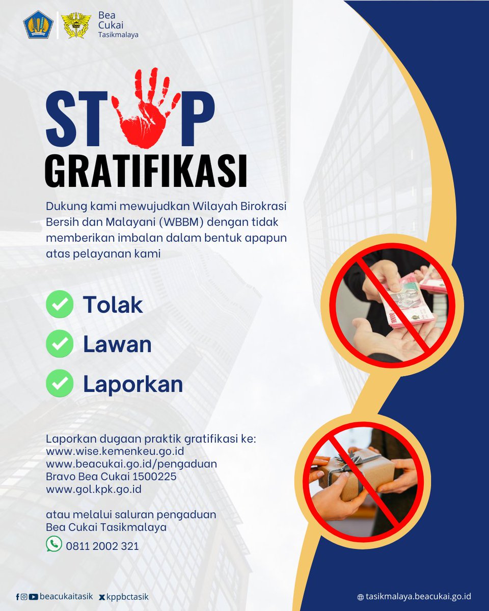 kppbctasik's tweet photo. Bea Cukai Tasikmalaya dorong peran masyarakat dalam meningkatkan budaya integritas
#beacukaimakinbaik
#beacukai
#tasikmalaya https://t.co/LWYOCrucB6