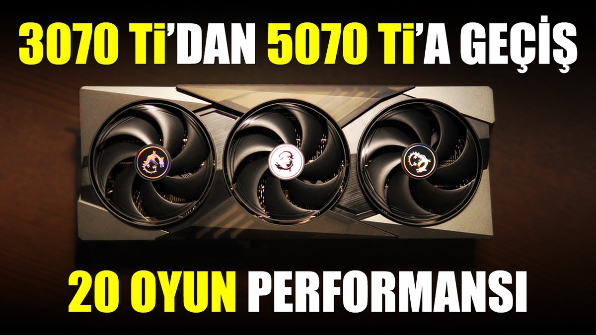 MSI GeForce RTX 5070 Ti Gaming Trio ekran kartı ile 20 farklı oyunu test ettim. Benim gibi 3070 Ti'dan 5070 Ti'a terfi etmeyi düşünenler için test sonuçlarını ve dört farklı oyunun benchmark kıyaslamasını bu videoda paylaştım. #işbirliği #reklam

Video ► youtu.be/5yRAEOh7AYA
