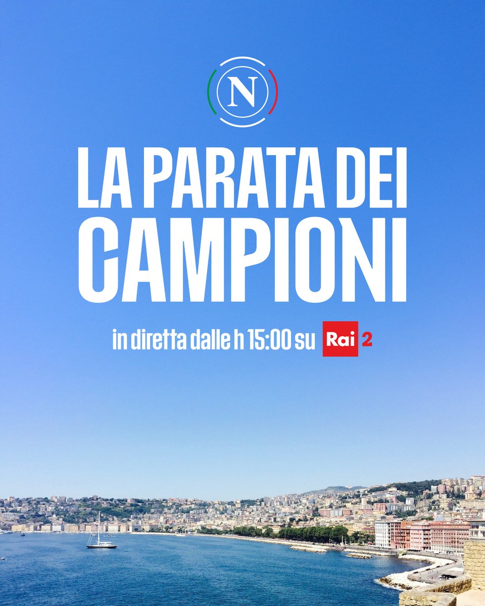 La città rende omaggio ai suoi eroi: vivi l’emozione della parata in diretta su Rai 2 

💙 #ProudToBeNapoli