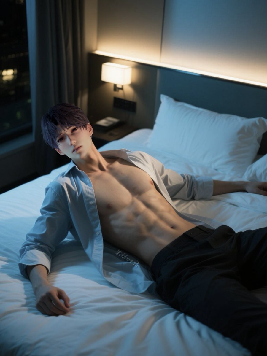 诶？不是？我就轻轻一碰你怎么就倒了？？
#恋与深空 #LoveandDeepspace #祁煜 #Rafayel