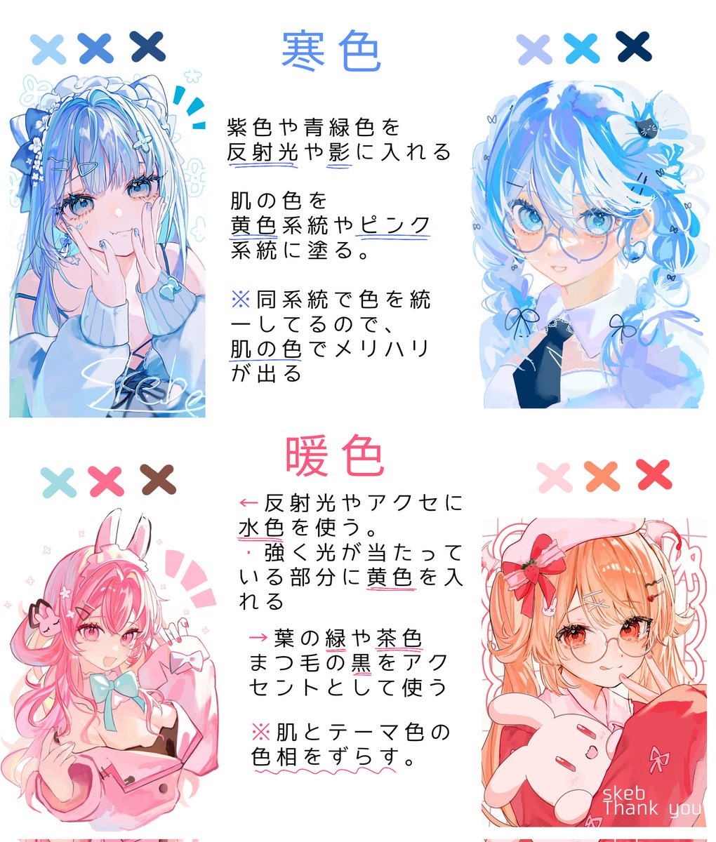 nayasasii's tweet photo. 塗る時に気をつけていることです！ https://t.co/nyp0OicCjP