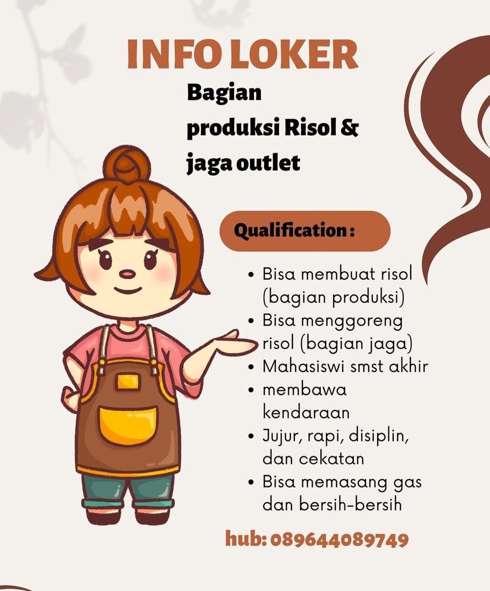 bisnisyukzz's tweet photo. @unicelounge Loker jaga outlet diutamakan mahasiswi smst akhir, bawa kendaraan. Kerjanya jam 2 sampai 8/9 malam https://t.co/fAgCpRSxd0 https://t.co/MQeips2PPE