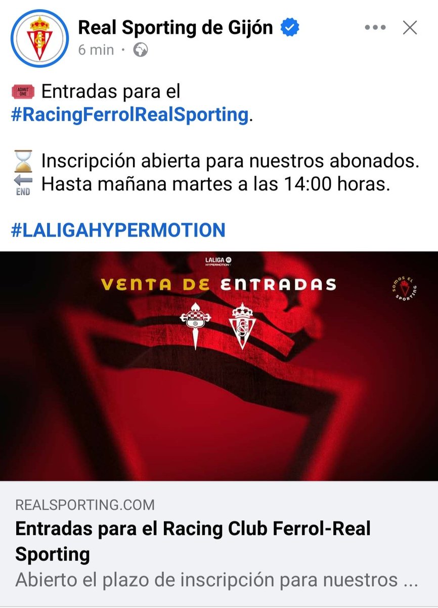 Espero tengamos ORGULLO y la grada visitante quede completamente VACÍA, que no vaya ninguna peña que, para comer pulpo no hace falta ir al partido, espero seamos consecuentes y dejemos bien claras las cosas a estos EMBUSTEROS 
#NiUnoSóloEnFerrol
#LaMareonaVacía