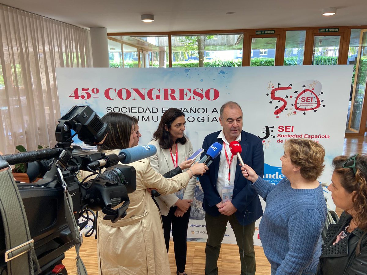 SEInmunología (@seinmunologia) on Twitter photo Gracias a todos los medios de comunicación que acudisteis al 45 Congreso Nacional de la Sociedad Española de Inmunología #SEI2025 en Santander y nos ayudáis cada día a divulgar nuestra especialidad entre la población <a href="/EFE_Cantabria/">EFE Cantabria</a> <a href="/RTVECantabria/">RTVE Cantabria</a> Gracias a todos los medios de comunicación que acudisteis al 45 Congreso Nacional de la Sociedad Española de Inmunología #SEI2025 en Santander y nos ayudáis cada día a divulgar nuestra especialidad entre la población <a href="/EFE_Cantabria/">EFE Cantabria</a> <a href="/RTVECantabria/">RTVE Cantabria</a>