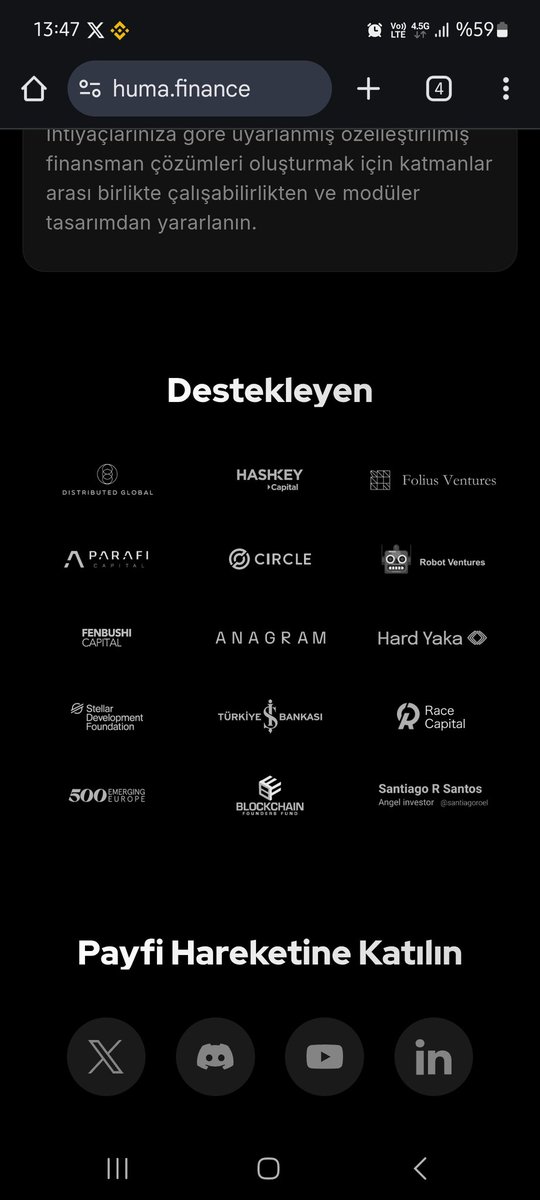 Binance de launchpol yapılan huma coini iş bankası destekliyormuş. Noluyo lan.🤔